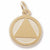 AA Symbol Charm in 10k Yellow Gold hide-image