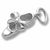 Tap Shoe charm in Sterling Silver hide-image