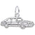 Car Charm In Sterling Silver