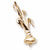 Onion charm in Yellow Gold Plated hide-image