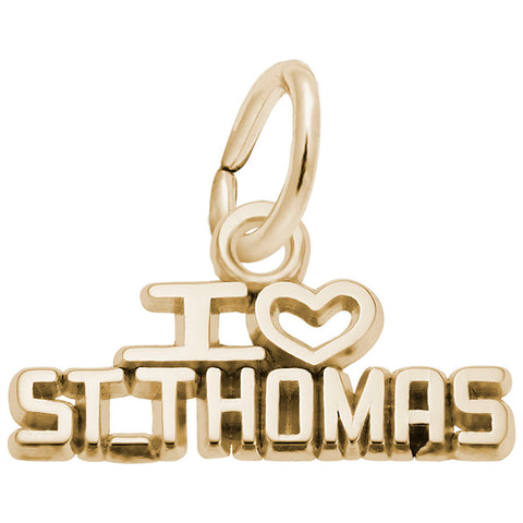 St.Thomas Charm In Yellow Gold
