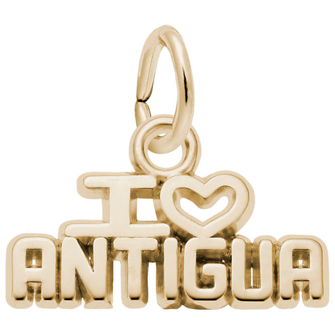 Antigua Charm in Yellow Gold Plated