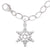 Snowflake Charm and Bracelet Set in Sterling Silver