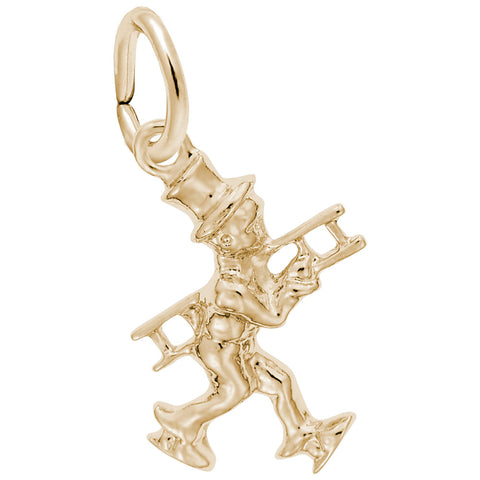 Chimney Sweep Charm In Yellow Gold