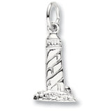 Lighthouse charm in Sterling Silver