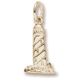 Lighthouse charm in Yellow Gold Plated hide-image
