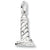 Lighthouse charm in 14K White Gold