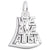 Live,Love,Laugh Charm In 14K White Gold