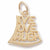 Live,Love,Laugh charm in Yellow Gold Plated hide-image