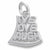 Live,Love,Laugh charm in Sterling Silver hide-image