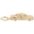 Car Charm in Yellow Gold Plated