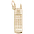 Cellphone Charm In Yellow Gold