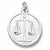 Scales Of Justice charm in Sterling Silver hide-image