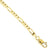 10K Yellow Gold Valu-Plus Figaro Bracelet