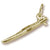 Kayak charm in Yellow Gold Plated hide-image