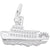 Riverboat Charm In Sterling Silver