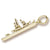 Naval Ship Charm in 10k Yellow Gold hide-image