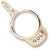 Golf Visor charm in Yellow Gold Plated hide-image