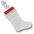Stocking charm in Sterling Silver hide-image