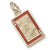 Queen Of Hearts charm in Yellow Gold Plated hide-image