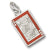 Queen Of Hearts charm in Sterling Silver hide-image