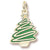 Christmas Tree charm in Yellow Gold Plated hide-image