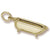 Bathtub charm in Yellow Gold Plated hide-image