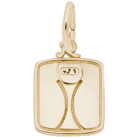 Scale Charm In Yellow Gold