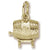 Keg charm in Yellow Gold Plated hide-image