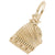 Accordian Charm In Yellow Gold