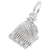 Accordian Charm In Sterling Silver