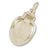 Toilet Seat charm in Yellow Gold Plated hide-image