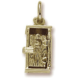 Outhouse charm in Yellow Gold Plated hide-image