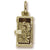 Outhouse charm in Yellow Gold Plated hide-image