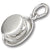 Top Hat charm in Sterling Silver hide-image