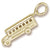 School Bus charm in Yellow Gold Plated hide-image
