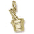 Champagne Bucket charm in Yellow Gold Plated hide-image