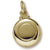 Flying Disc Charm in 10k Yellow Gold hide-image