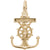 Mariners Cross Charm In Yellow Gold