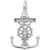 Mariners Cross Charm In 14K White Gold