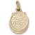 Birthday Cake charm in Yellow Gold Plated hide-image