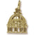 St. Peter's Basilica Charm in 10k Yellow Gold hide-image
