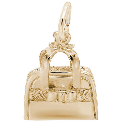 Purse Charm in Yellow Gold Plated