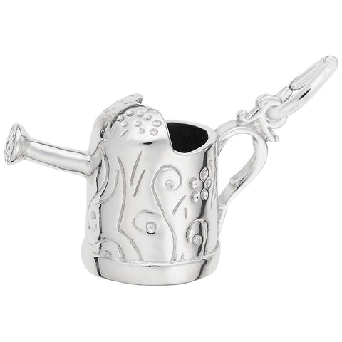 Watering Can Charm In Sterling Silver