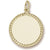 Rope Disc charm in Yellow Gold Plated hide-image