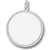 Rope Disc charm in Sterling Silver hide-image