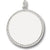 Rope Disc charm in Sterling Silver hide-image