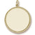 Rope Disc charm in Yellow Gold Plated hide-image