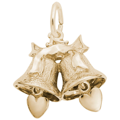 Bells Charm in Yellow Gold Plated