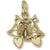Bells charm in Yellow Gold Plated hide-image